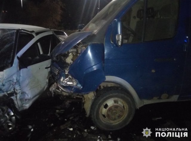 В результате ДТП в Константиновке 4 человека получили телесные повреждения