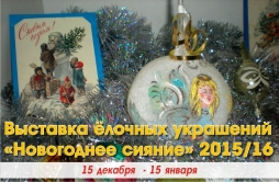 Выставка ёлочных украшений «Новогоднее сияние» 2015/16