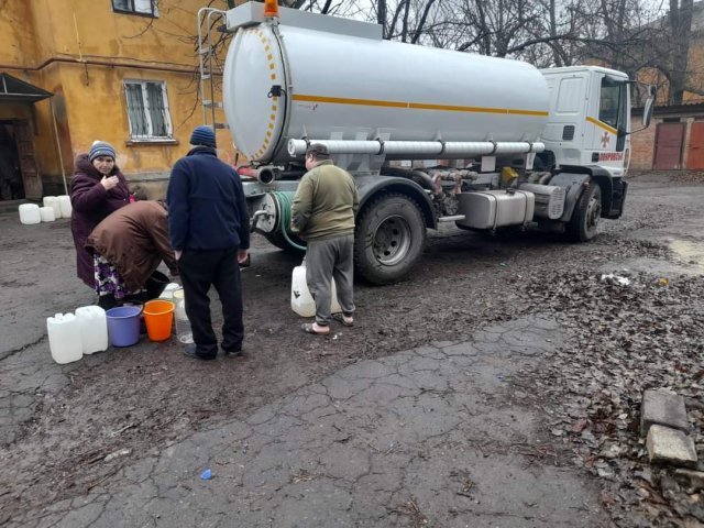 Обеспечение жителей Константиновки ТЕХНИЧЕСКОЙ водой 24.12.2022