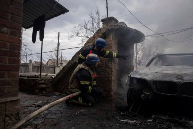 Фотофакт: Последствия вчерашних обстрелов Константиновки 10 марта 2023 года