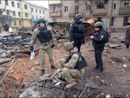 Троє загиблих. Поліція документує наслідки обстрілу Костянтинівки