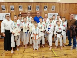 Константиновские каратисты завоевали 20 медалей на Кубке Украины