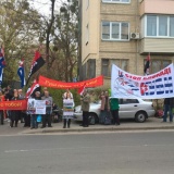 Убирайтесь, янки! У посольства США в Киеве состоялся пикет в поддержку Сирии и Кубы, против агрессии