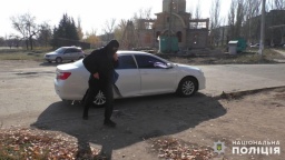 В Константиновки полиция провелаи учебную спецоперацию (ФОТО)