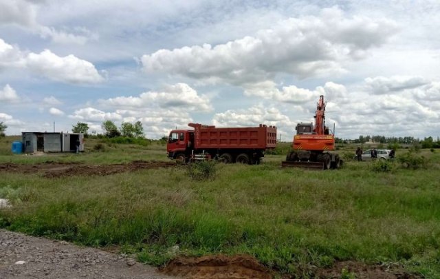 В Константиновке продолжили строительство завода по утилизации биоотходов