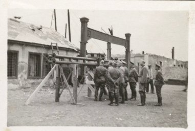 Константиновка. Строительство нового моста в конторе зеркальных заводов 1941-42 гг