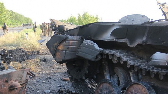 На Днепропетровщине взорвался танк (ВИДЕО)