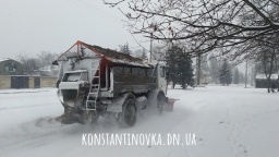 Нет необходимости: В Константиновке отменили тендер на зимнее содержание дорог