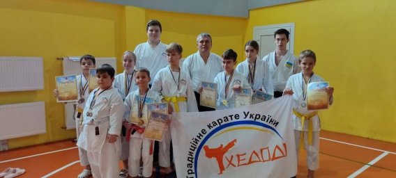 Константиновские каратисты завоевали 18 наград на Кубке Одесской области по традиционному карате-до