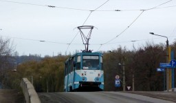 В Константиновке из-за долгов остановился городской трамвай