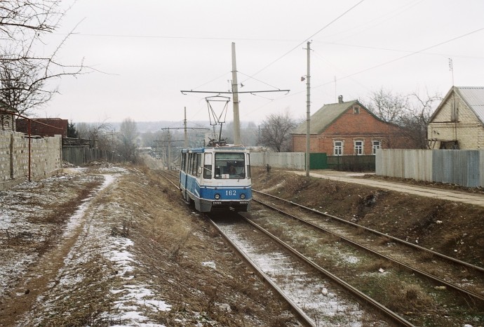 Зимовий рейс вагона №162: Трамвай на схилах вулиці Краснодарській (Холодноярської)