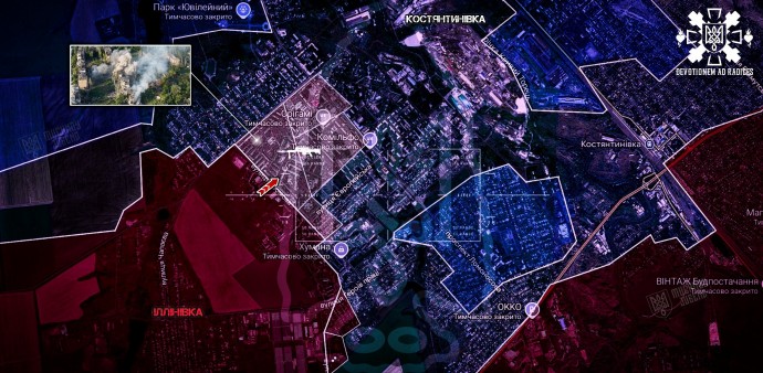 Бои за Центральный микрорайон Константиновки набирают обороты: враг пытается закрепиться в многоэтажках
