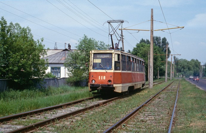 Трамвайна історія: Вагон №118 на вулиці Ємельянова (червень 1992)