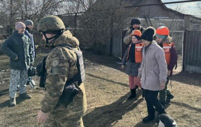 Полиция Константиновки эвакуировала семью с детьми из Ильиновки