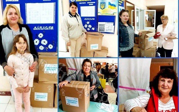 
Гуманитарные пакеты получают маленькие жители Константиновской громады
