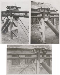 Константиновка. Строительство нового моста в конторе зеркальных заводов 1941-42 гг