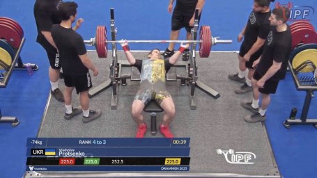 Владислав Проценко з Костянтинівки — четвертий на Чемпіонаті світу з жиму лежачи