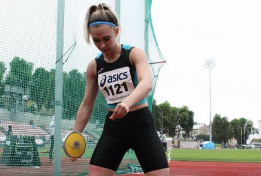 Мария Стрелец из Константиновки вошла в топ-3 по легкой атлетике
