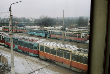 Застигла історія: Трамвайне депо Костянтинівки в середині 2000-х