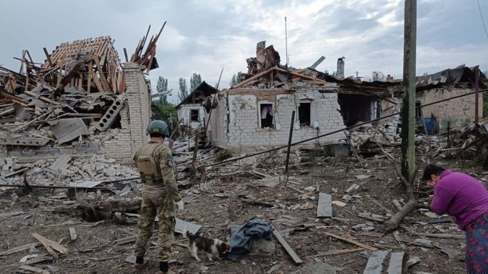 Российские военные 16 июля обстреляли Константиновку.  Есть повреждённые дома