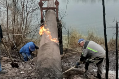 Газовщики Константиновки предотвратили отключение города от газа после обстрела