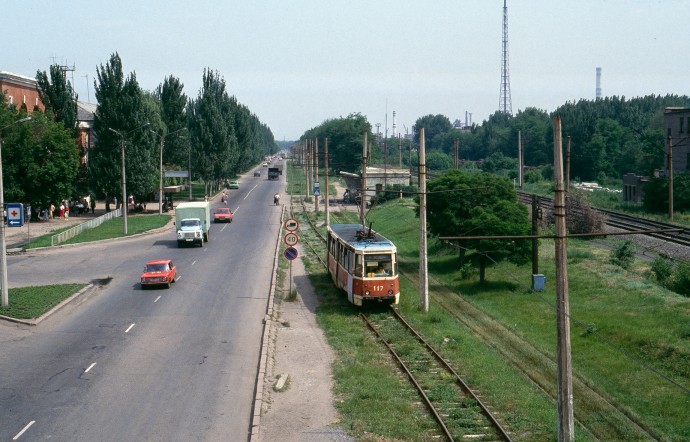 Трамвайний маршрут №4 на вулиці Леніна: червневий день 1992 року