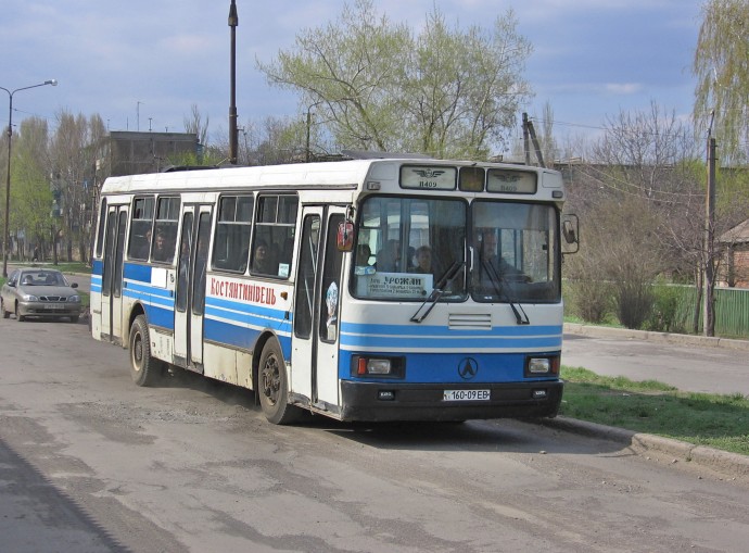 &laquo;Костянтинівець&raquo; на маршруті: Автобус ЛАЗ-52523 прямує до мікрорайону &laquo;Нульовий&raquo;