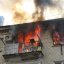 В результате пожара житель Константиновки попал в больницу с ожогом дыхательных путей III - IV степе