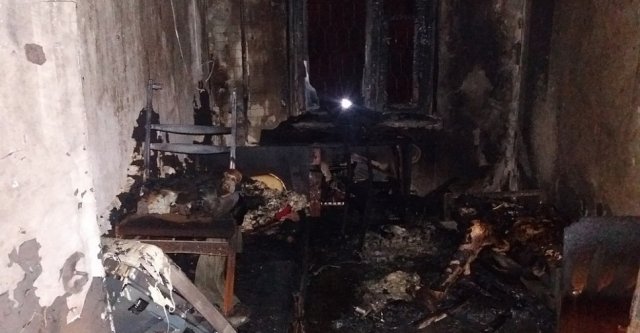 В пезультате пожара в Константиновке пострадал мужчина