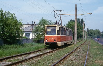 Трамвайна історія: Вагон №118 на вулиці Ємельянова (червень 1992)