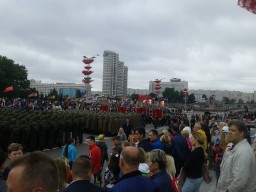 Комсомольский стройотряд вместе с белорусским народом отметил День Республики