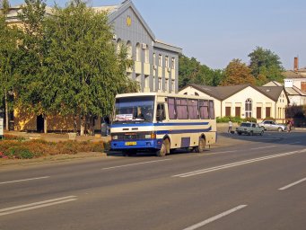 Міжобласне сполучення: Автобус Барвінкове &mdash; Донецьк на АС &laquo;Податкова&raquo; (вересень 2013)